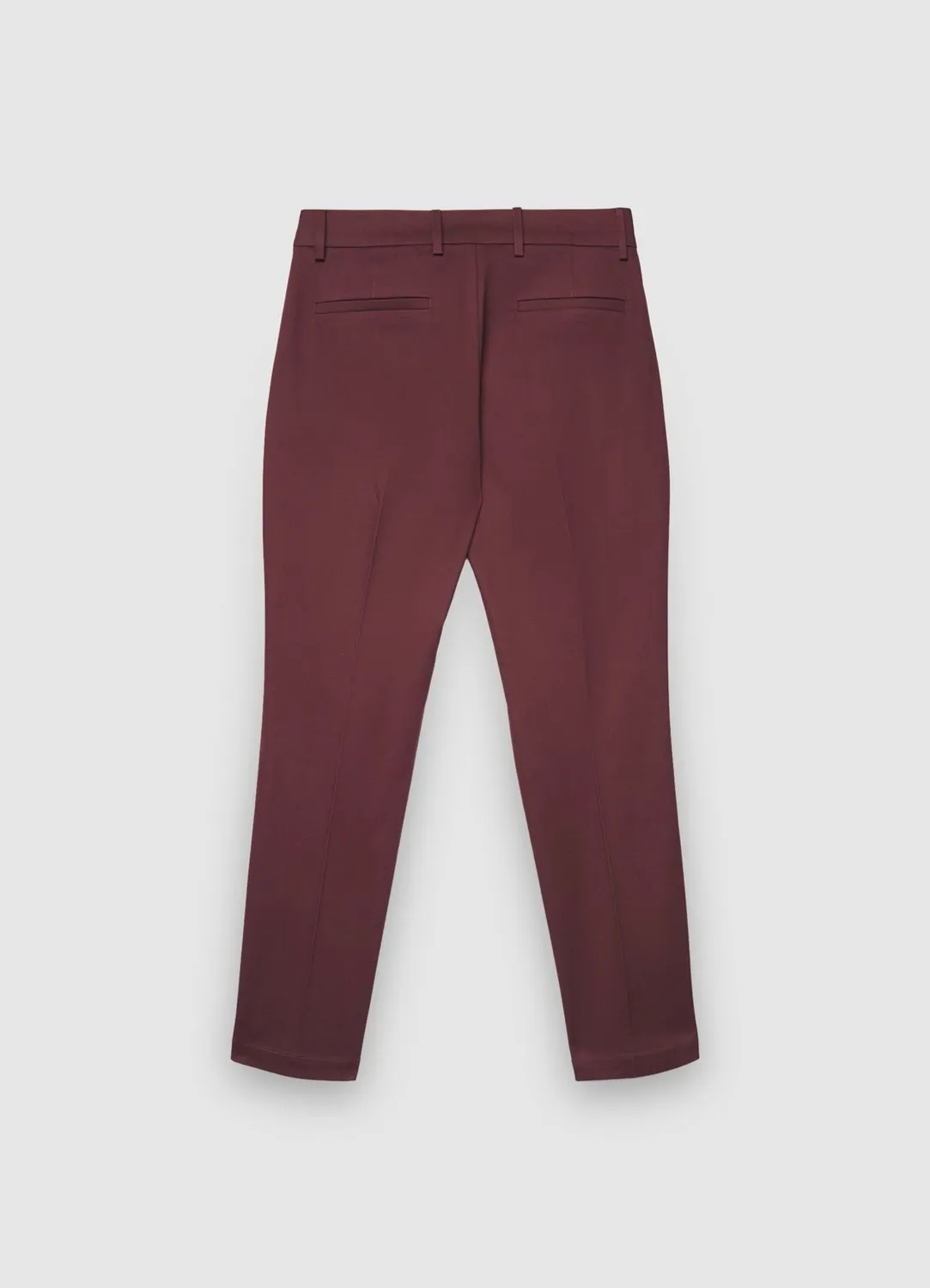Calliope pantalon cigarette satin de coton femme bureau