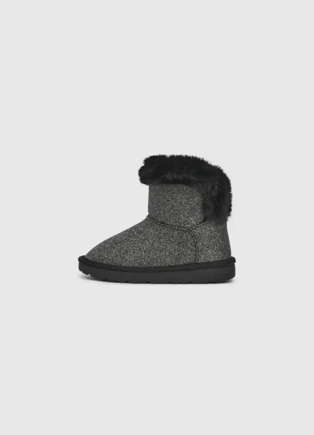 Calliope bottines fille effet fourrure 30 slip-on