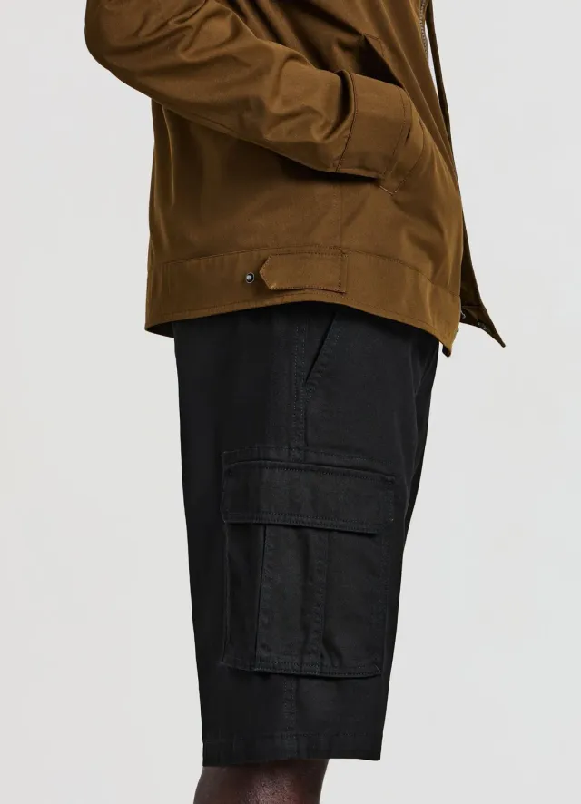 Calliope short cargo homme coton uni coupe regular
