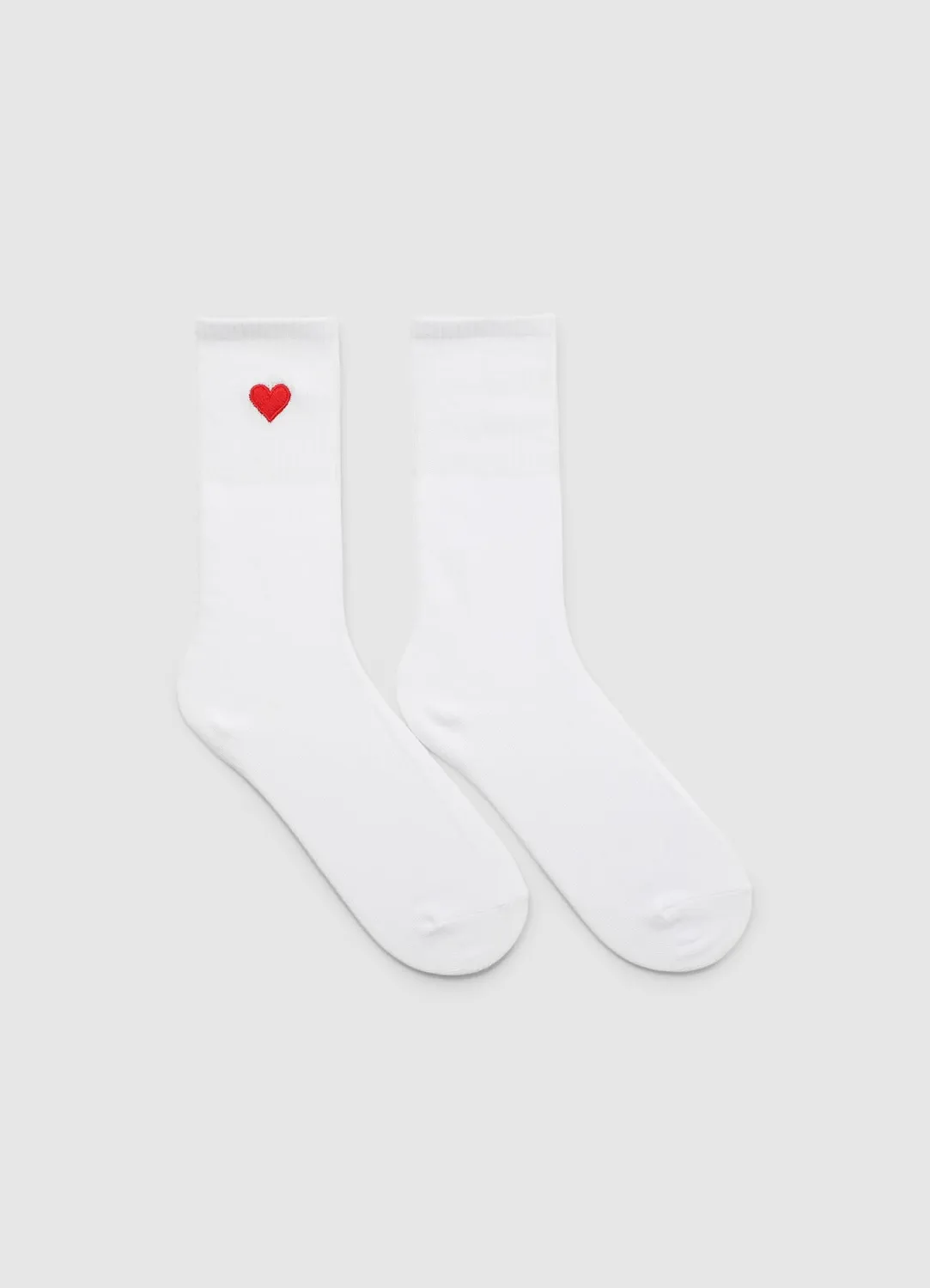 Calliope chaussettes femme cœur brodé tige moyenne
