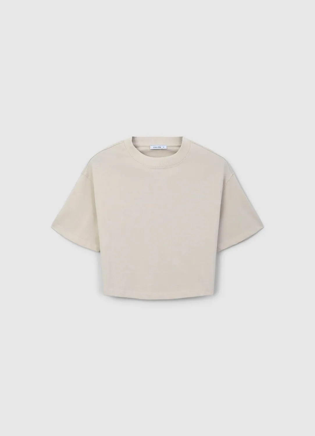 Calliope t-shirt crop coton femme