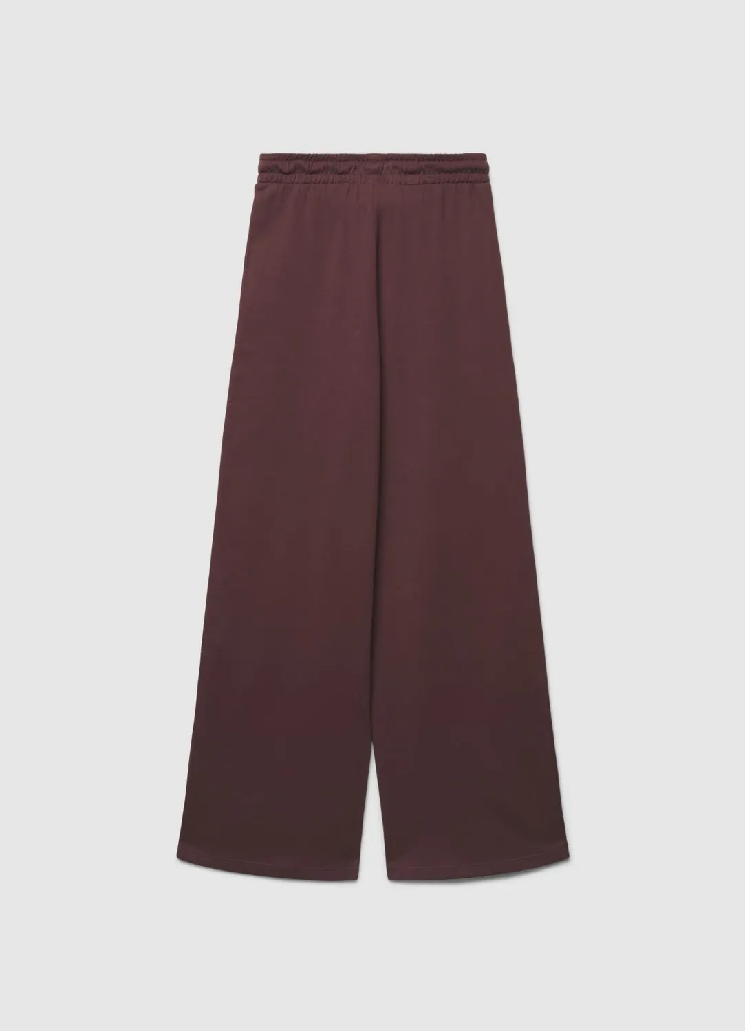 Calliope Palazzo pantalon jogging taille haute uni femme
