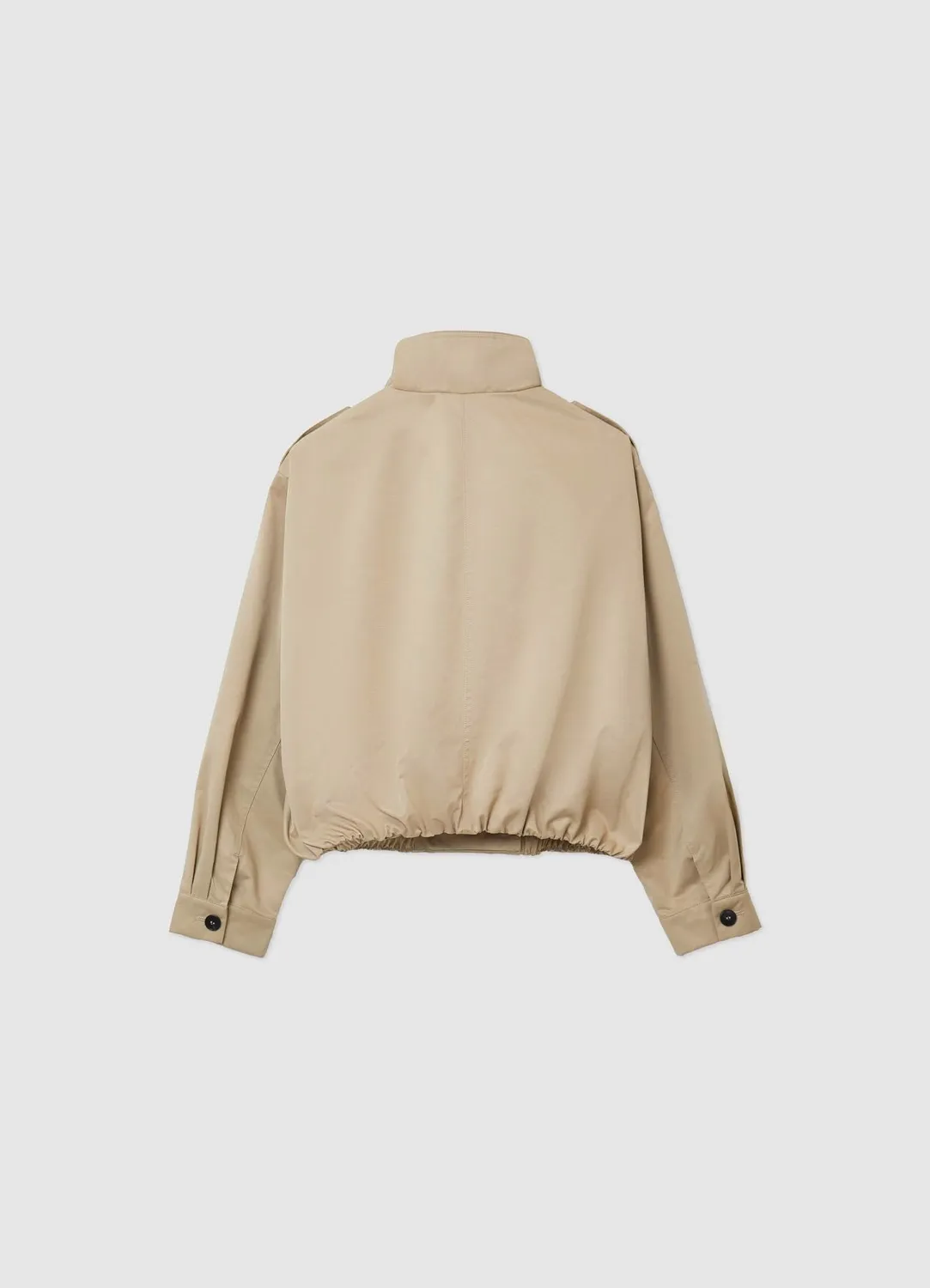 Calliope blouson court col montant femme uni