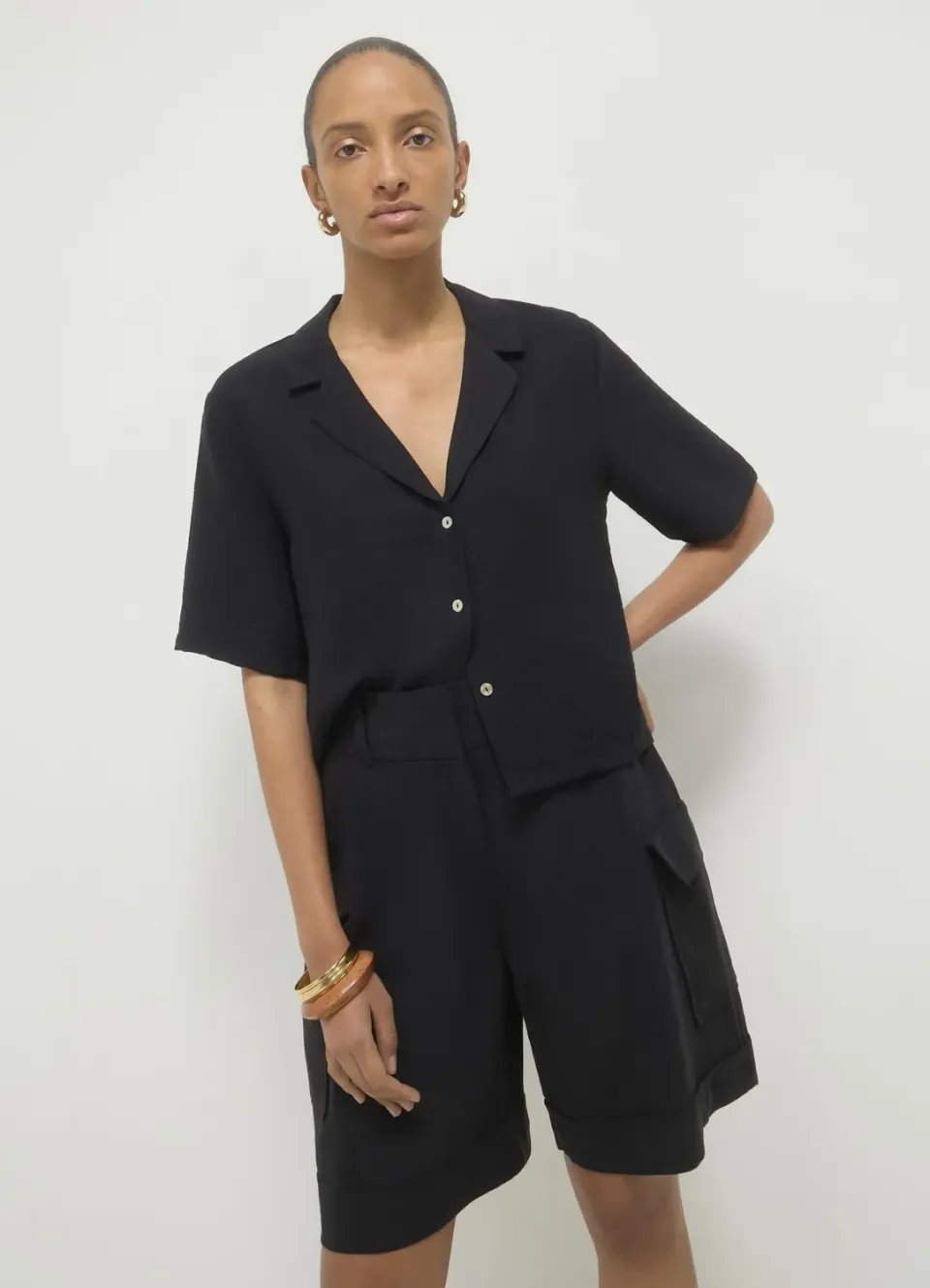 Calliope bermuda cargo poches regular femme
