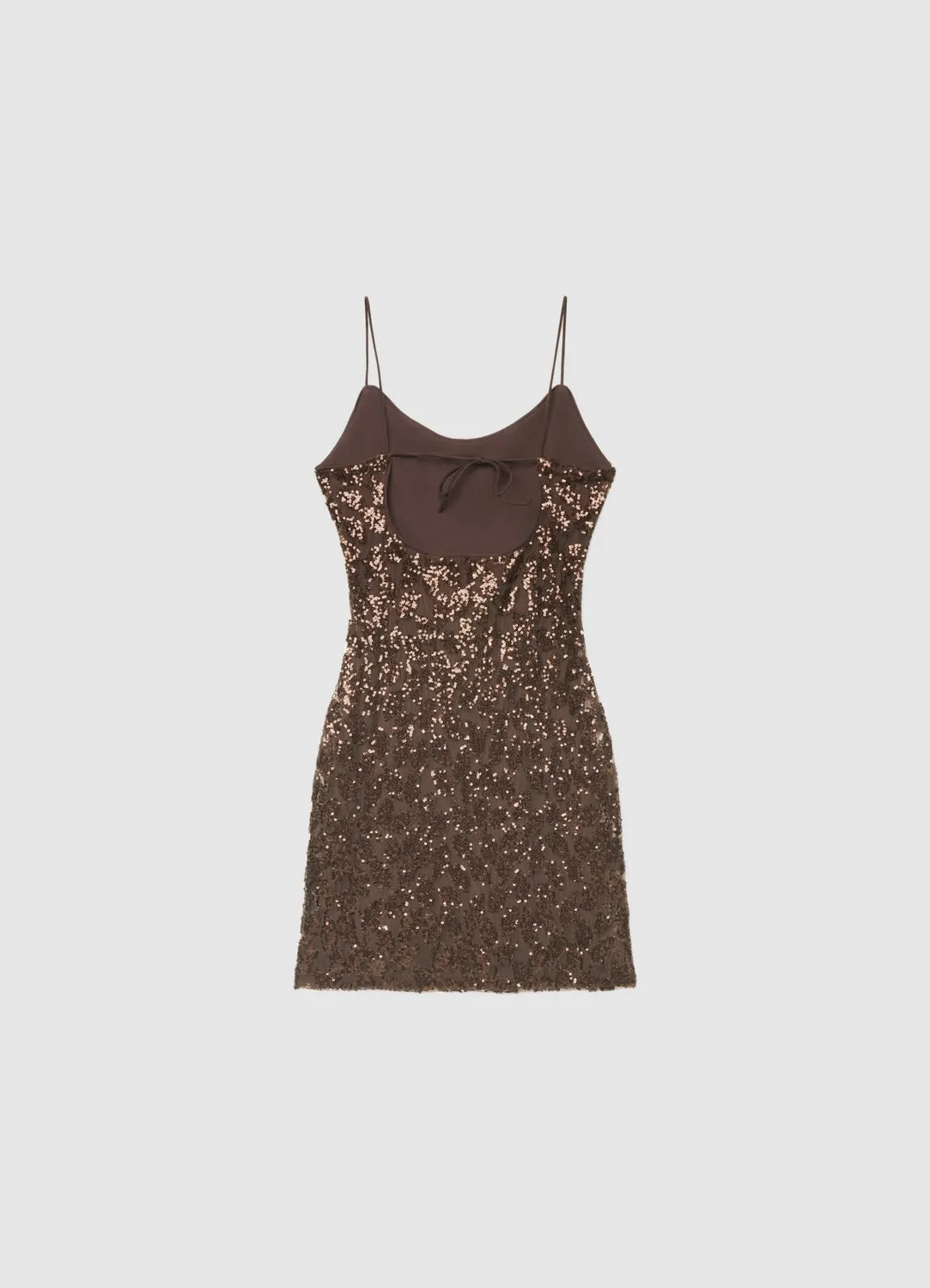 Calliope robe courte paillettes femme dos nu
