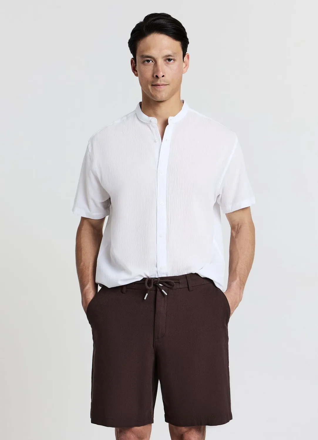 Calliope bermuda homme uni cordon taille regular