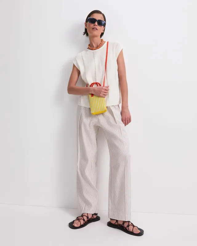 Sportscraft Josie pull coton fentes côtés relax