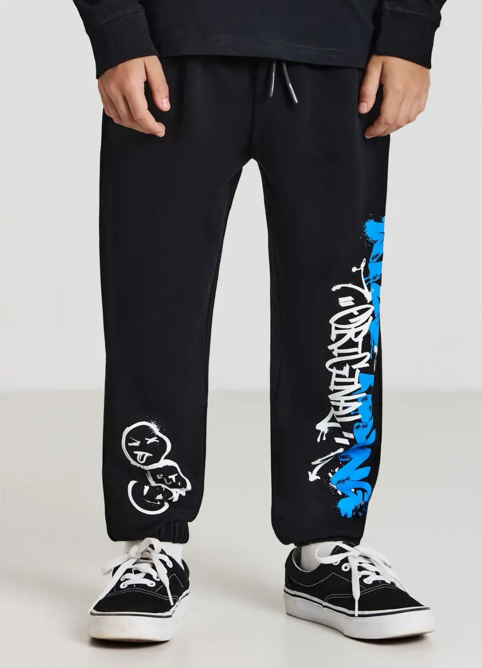 Calliope pantalon jogging graffiti garçon imprimé