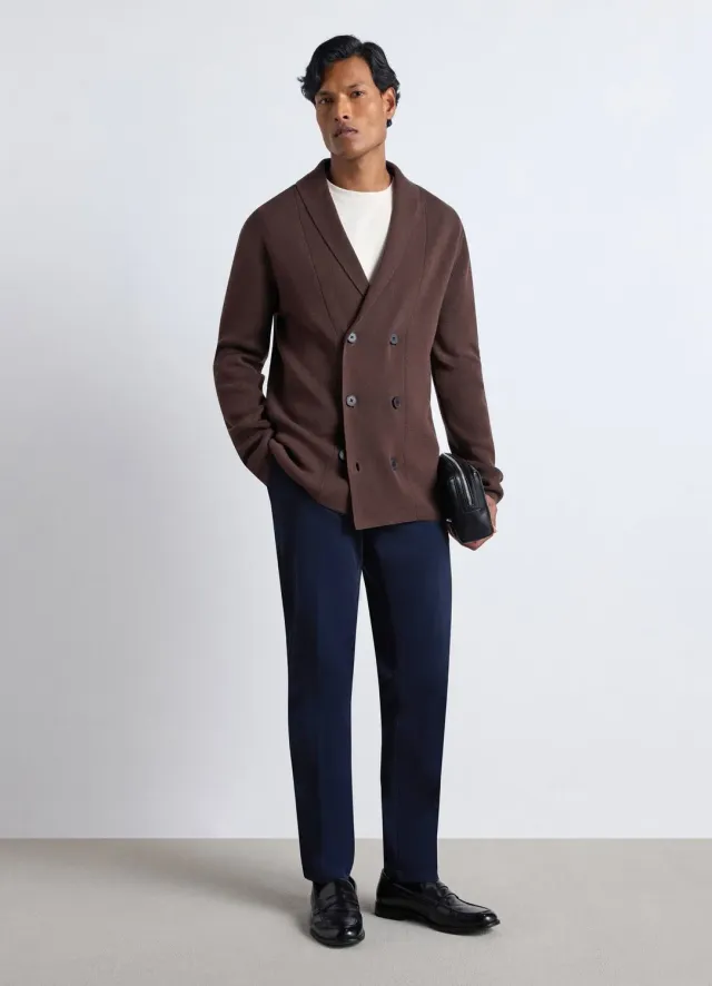 Calliope Cardigan Double Boutonnage cardigan homme col châle