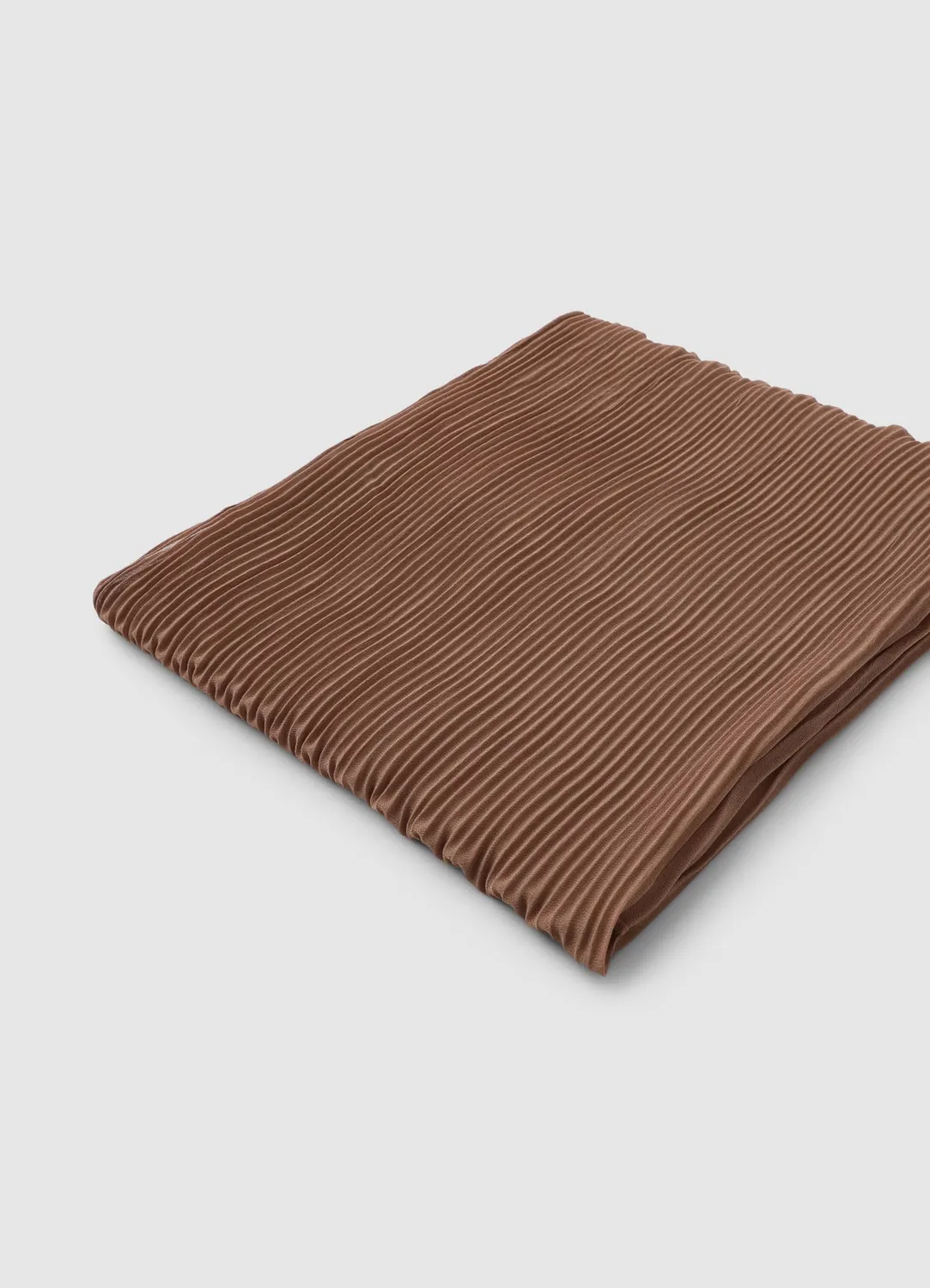 Calliope foulard plissé femme uni 180x50 cm