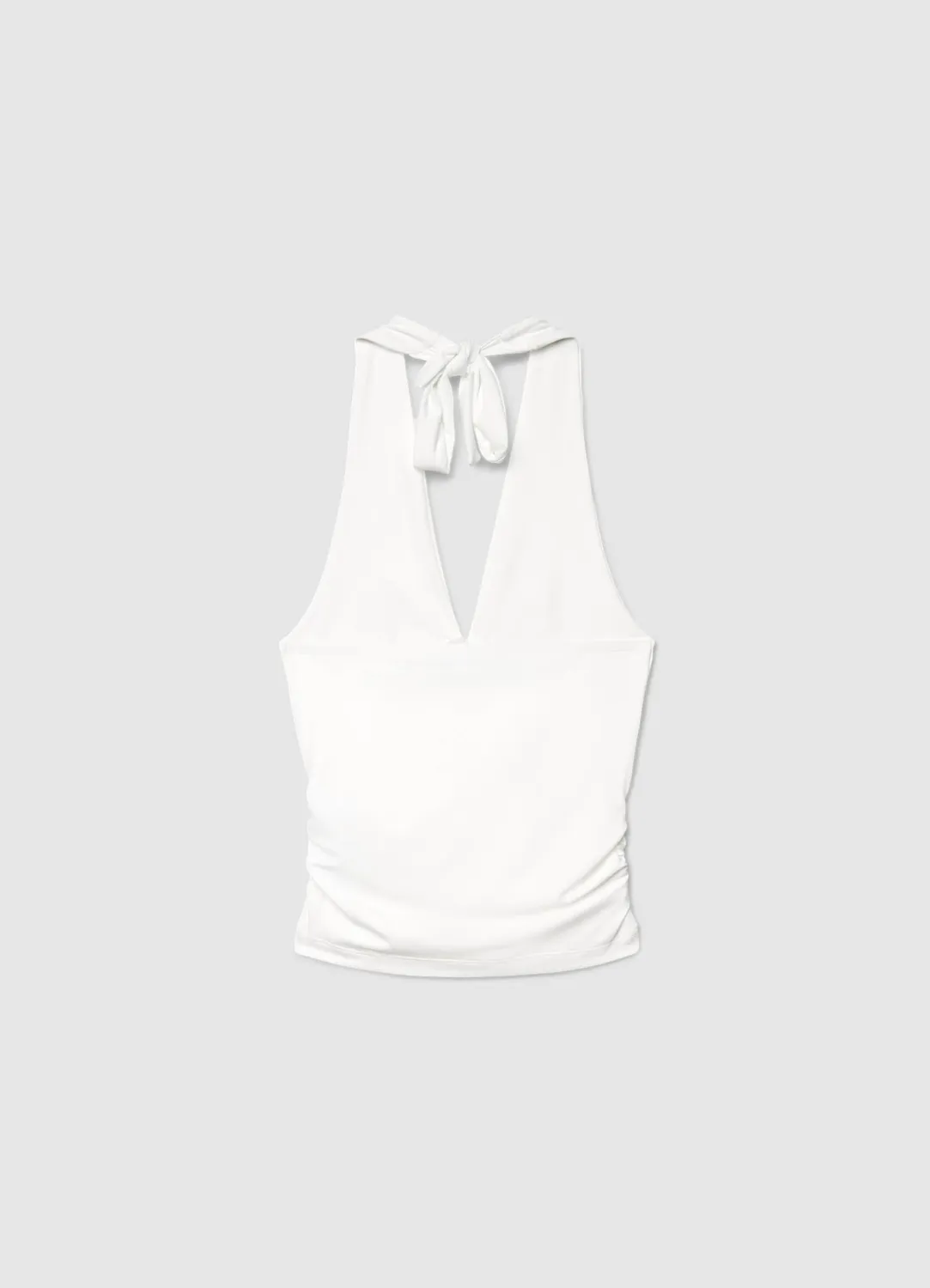 Calliope top tour de cou femme cut-out froncé