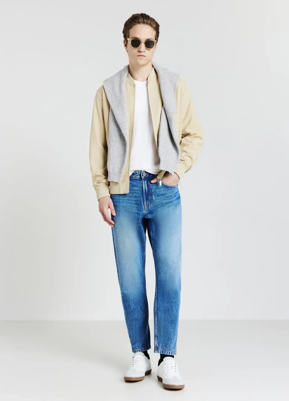 Calliope blouson bomber homme zip noir S-XL