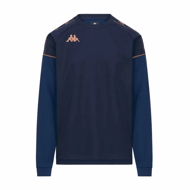 Robe di Kappa Maverno sweat bleu enfant mesh
