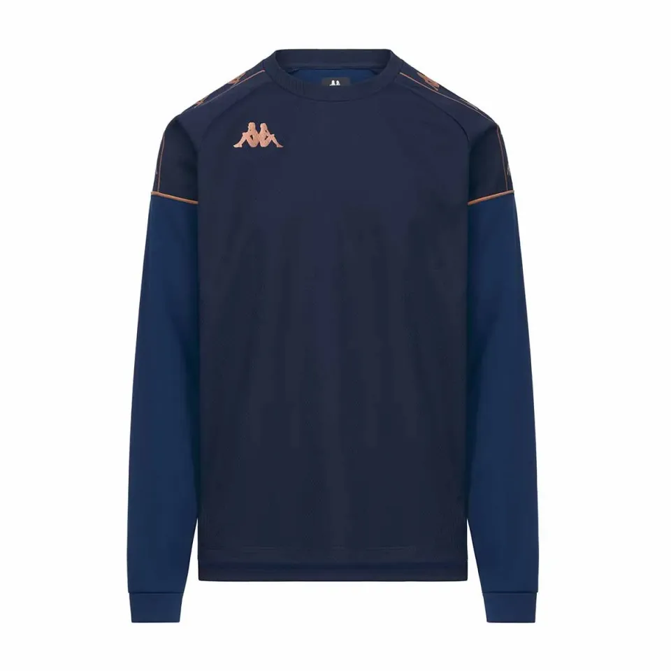 Robe di Kappa Maverno sweat bleu enfant mesh