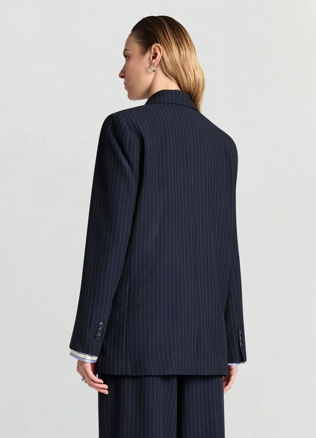 Calliope veste croisée rayée femme blazer bureau
