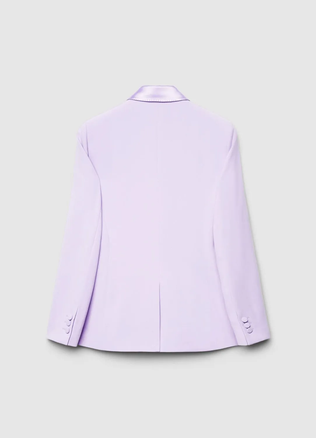 Calliope veste double boutonnage femme revers satin