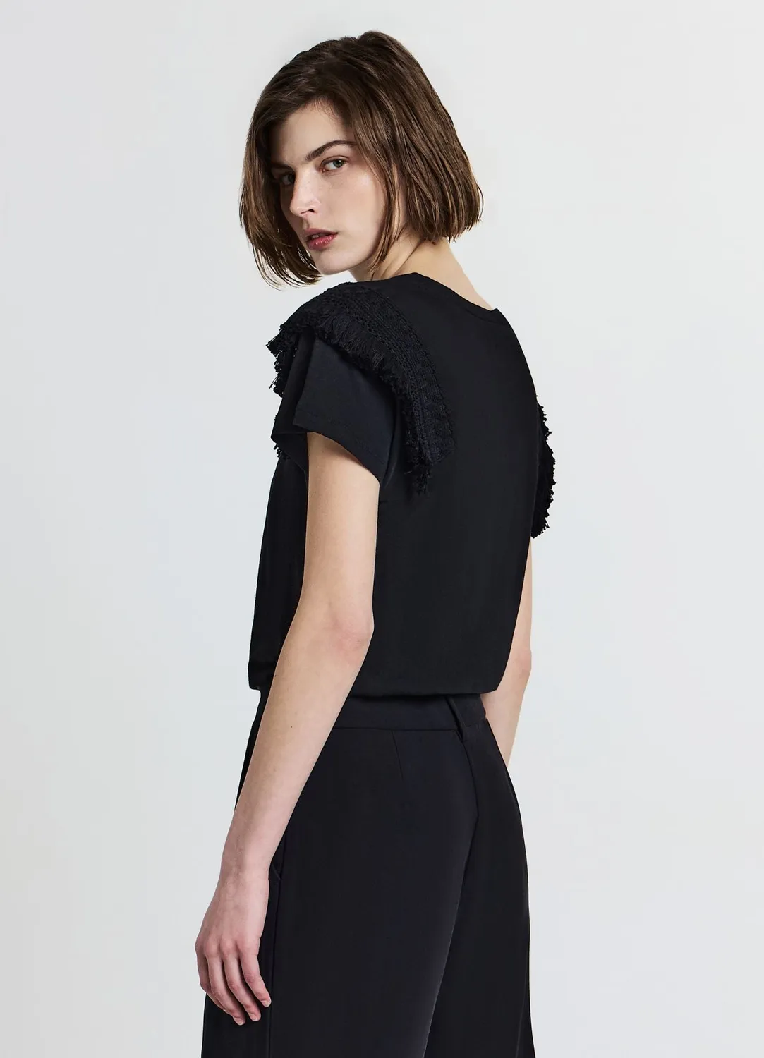Calliope t-shirt femme coton à galon