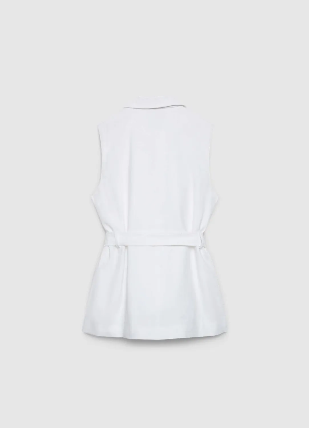 Calliope Gilet tailleur double boutonnage femme ceinture
