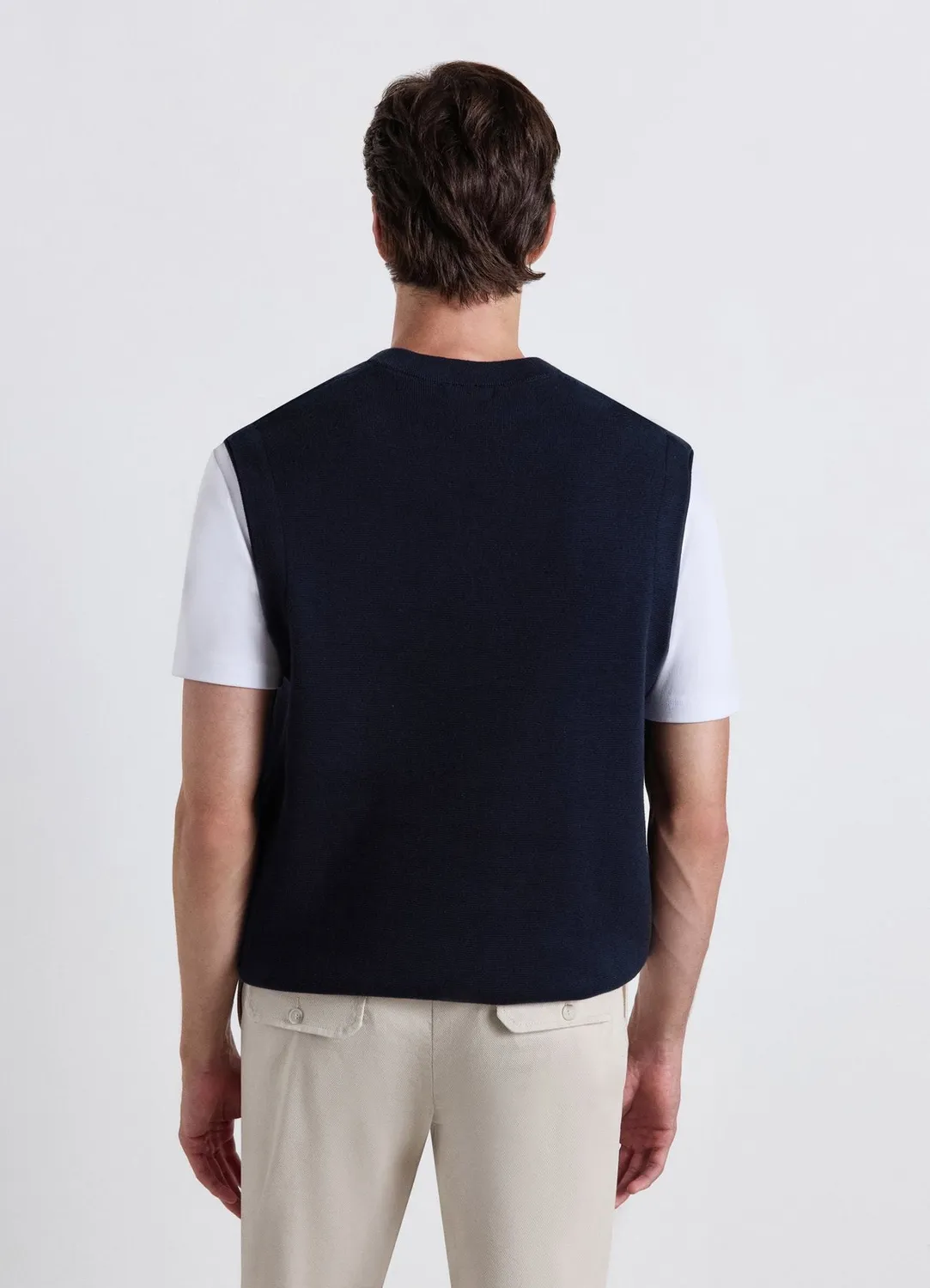 Calliope gilet col V maille femme S coton