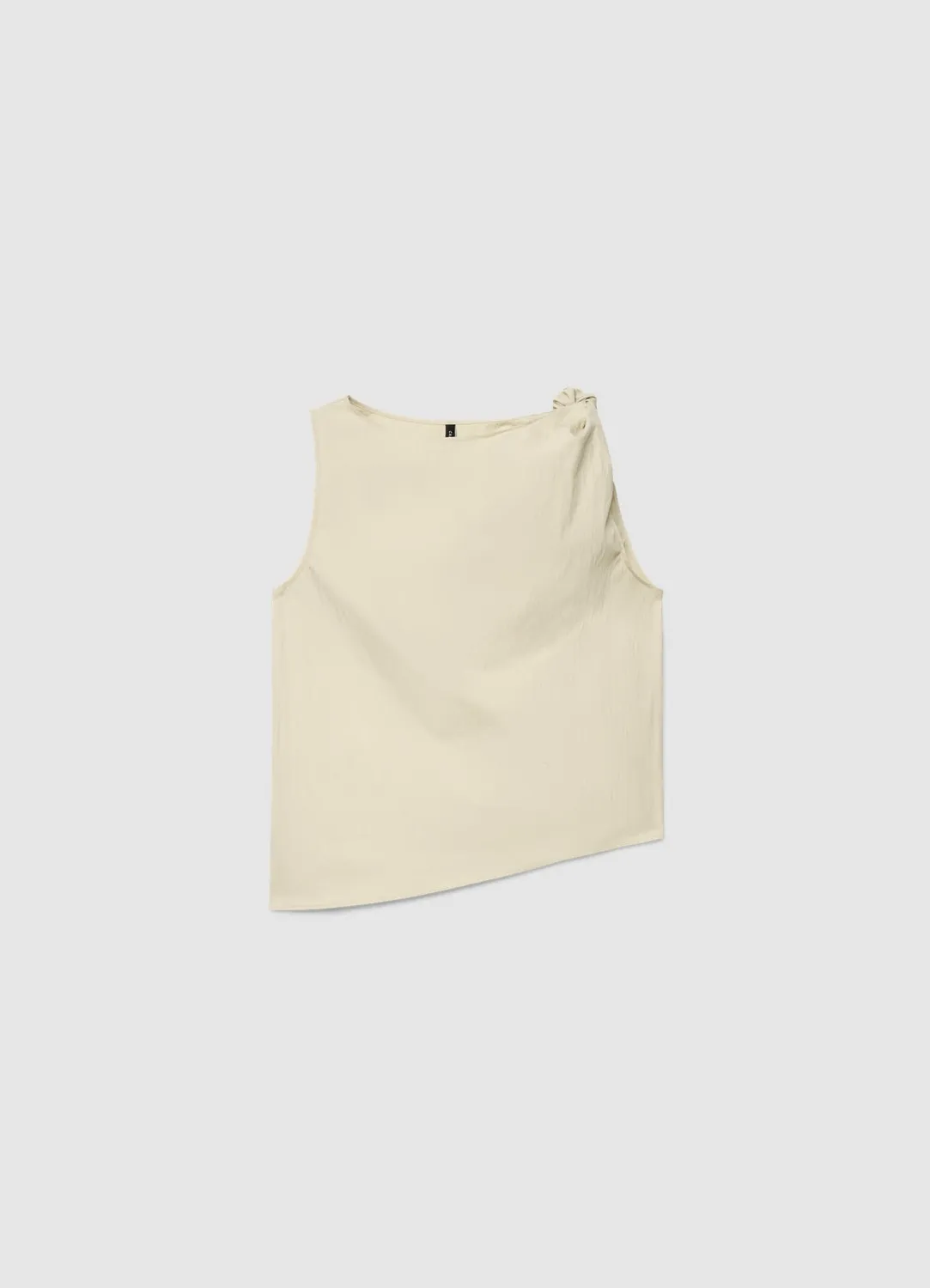 Calliope noeud epaule top sans manches femme
