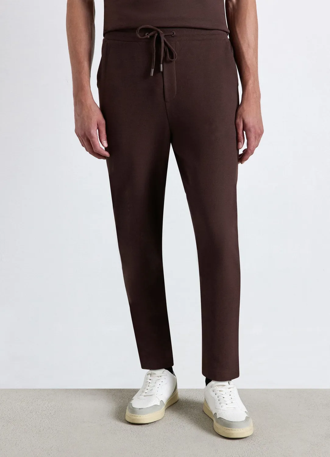 Calliope jogging homme piqué droit cordon uni