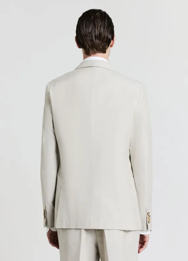 Calliope veste homme lin simple boutonnage