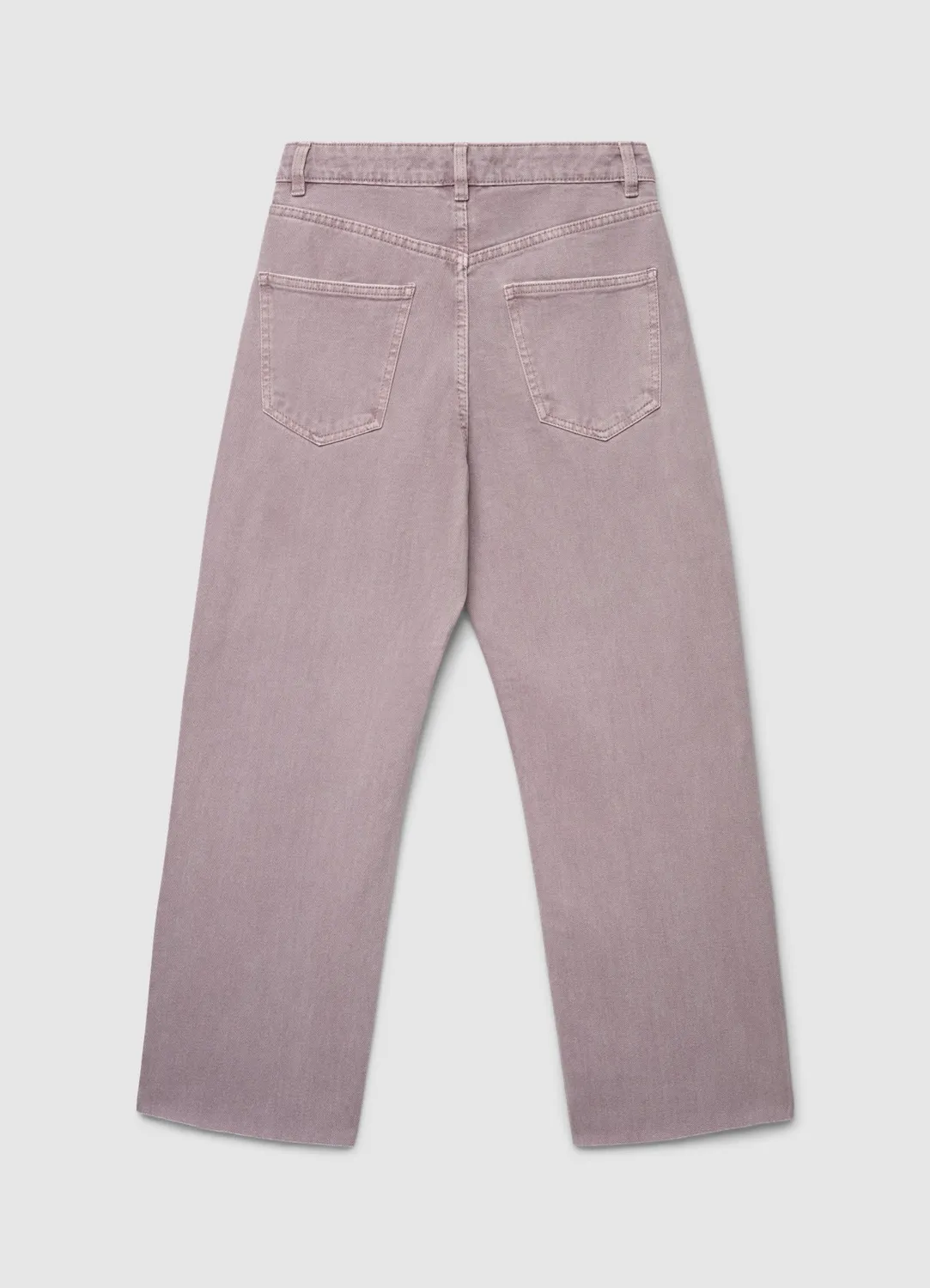 Calliope jean straight cropped femme uni