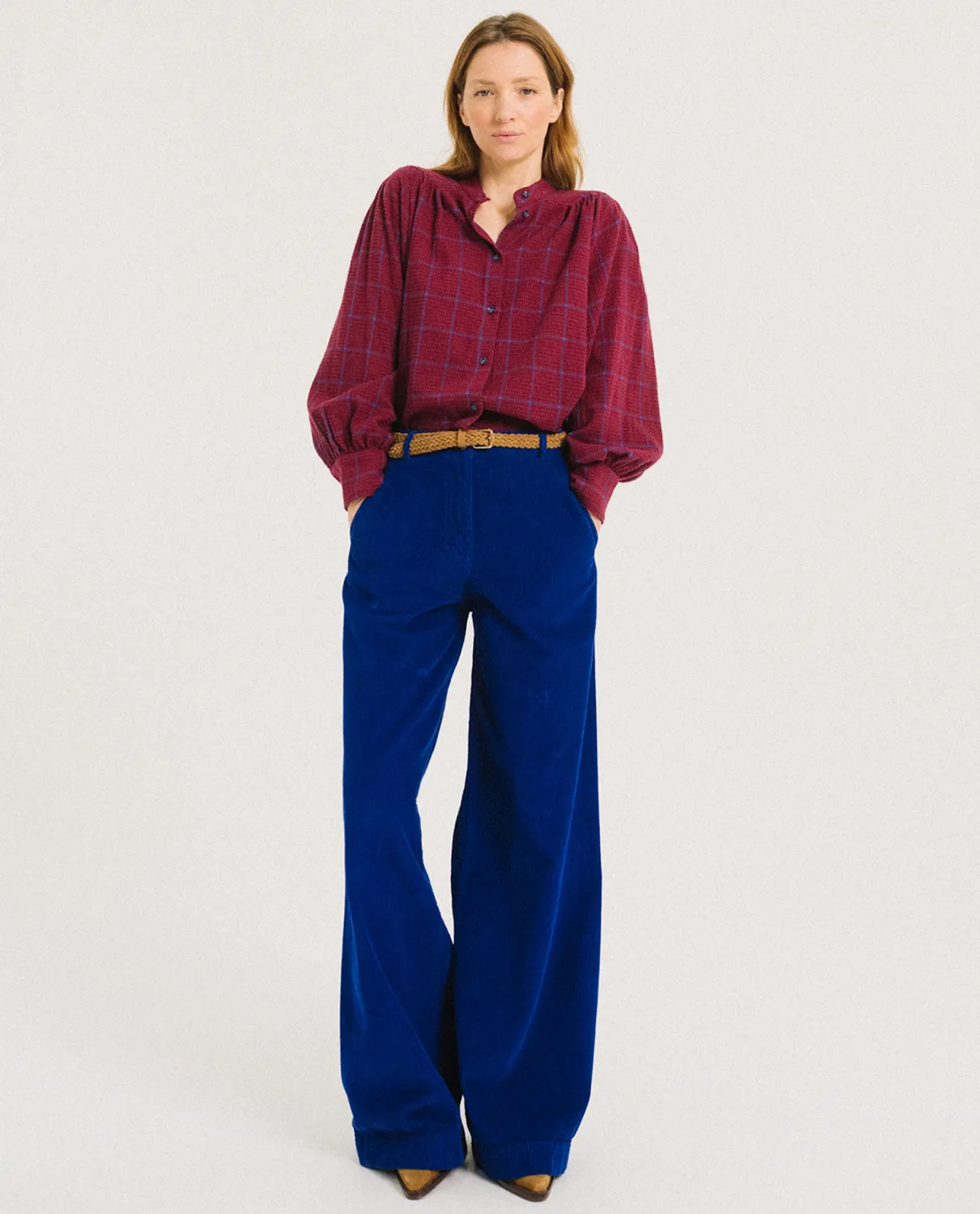 Tinsels Forest blouse Dreamers carreaux douce