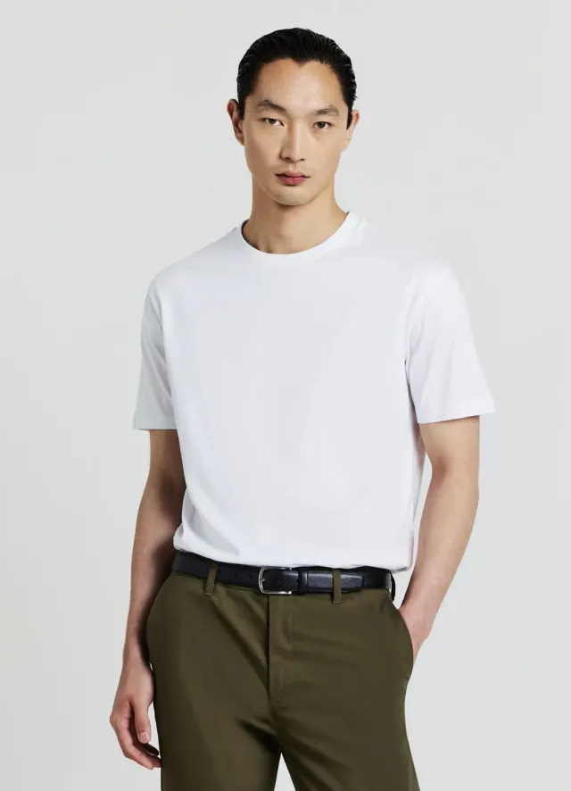Calliope T-shirt col rond homme coton uni regular S-XXL