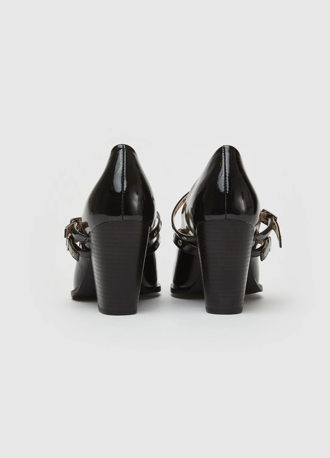 Calliope décolleté à boucles escarpins femme talon 8 cm