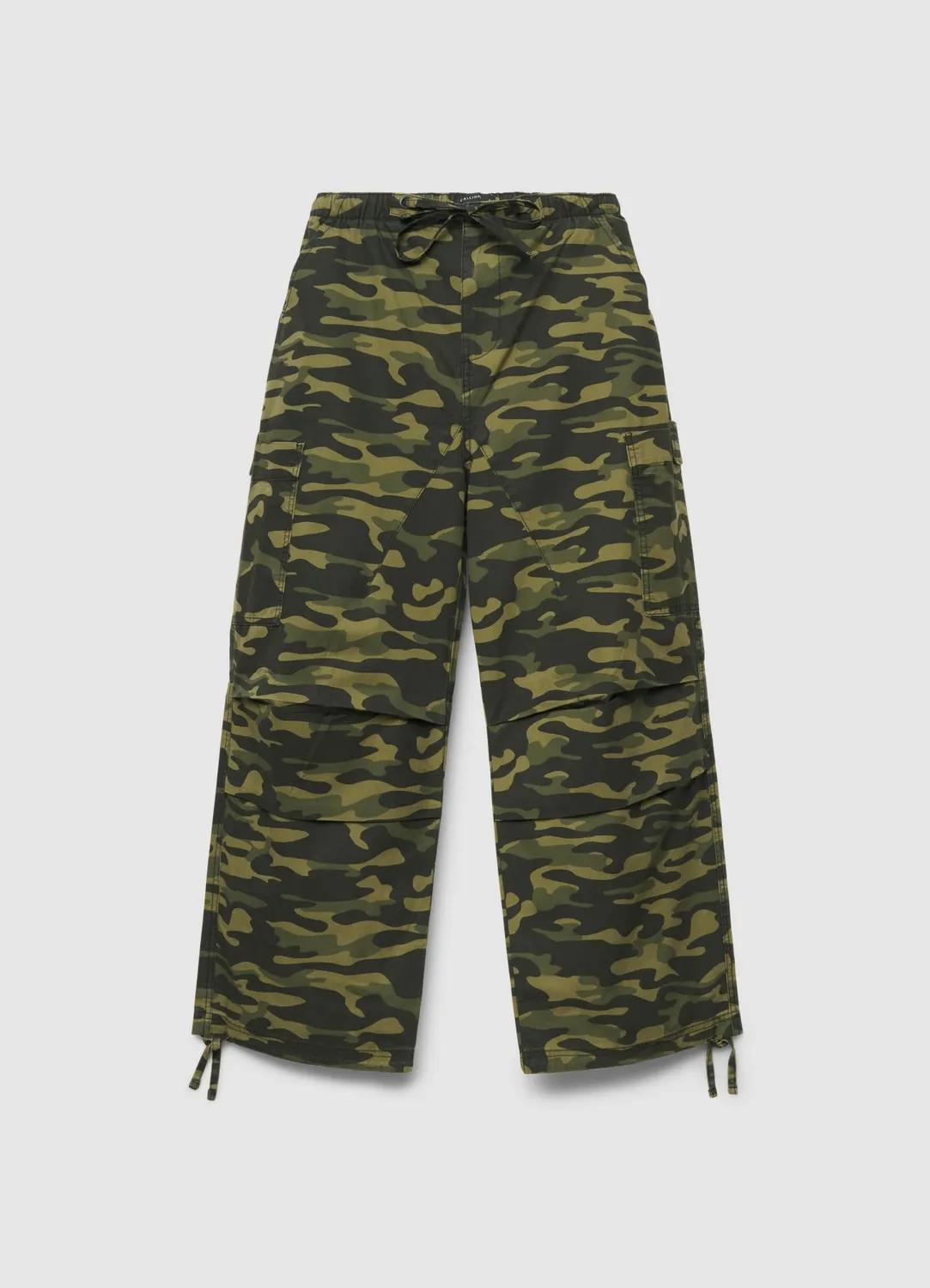 Calliope pantalon cargo camouflage femme cordon
