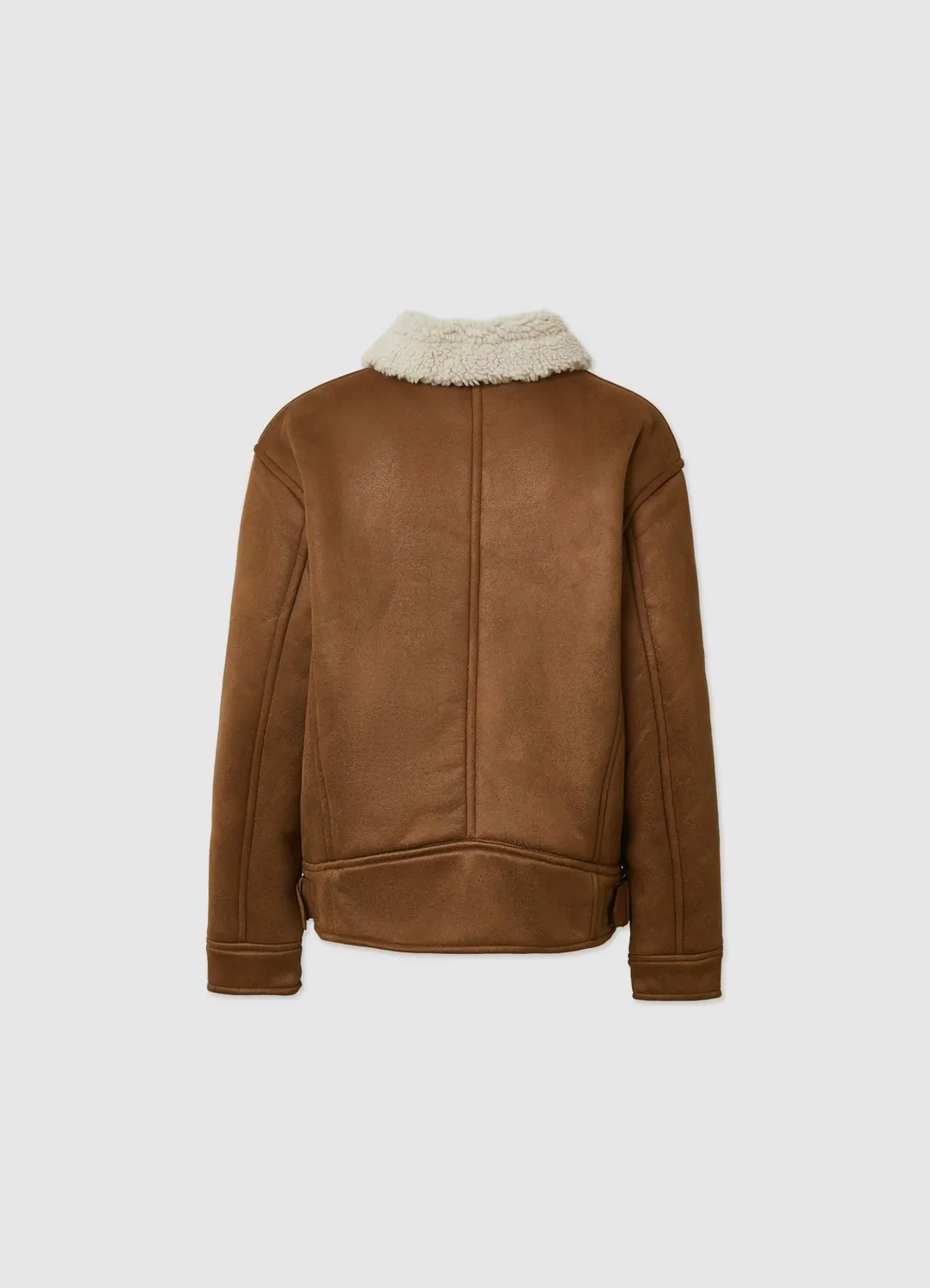 Calliope Blouson simili-mouton homme col bouclé