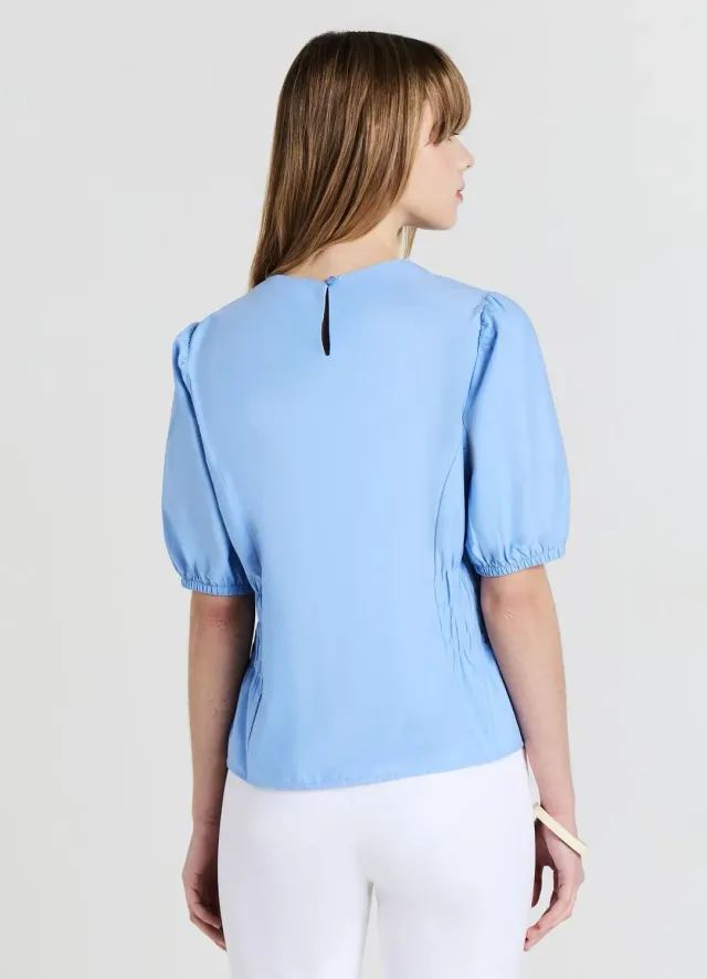 Calliope chemise smock chemisier coton manches courtes