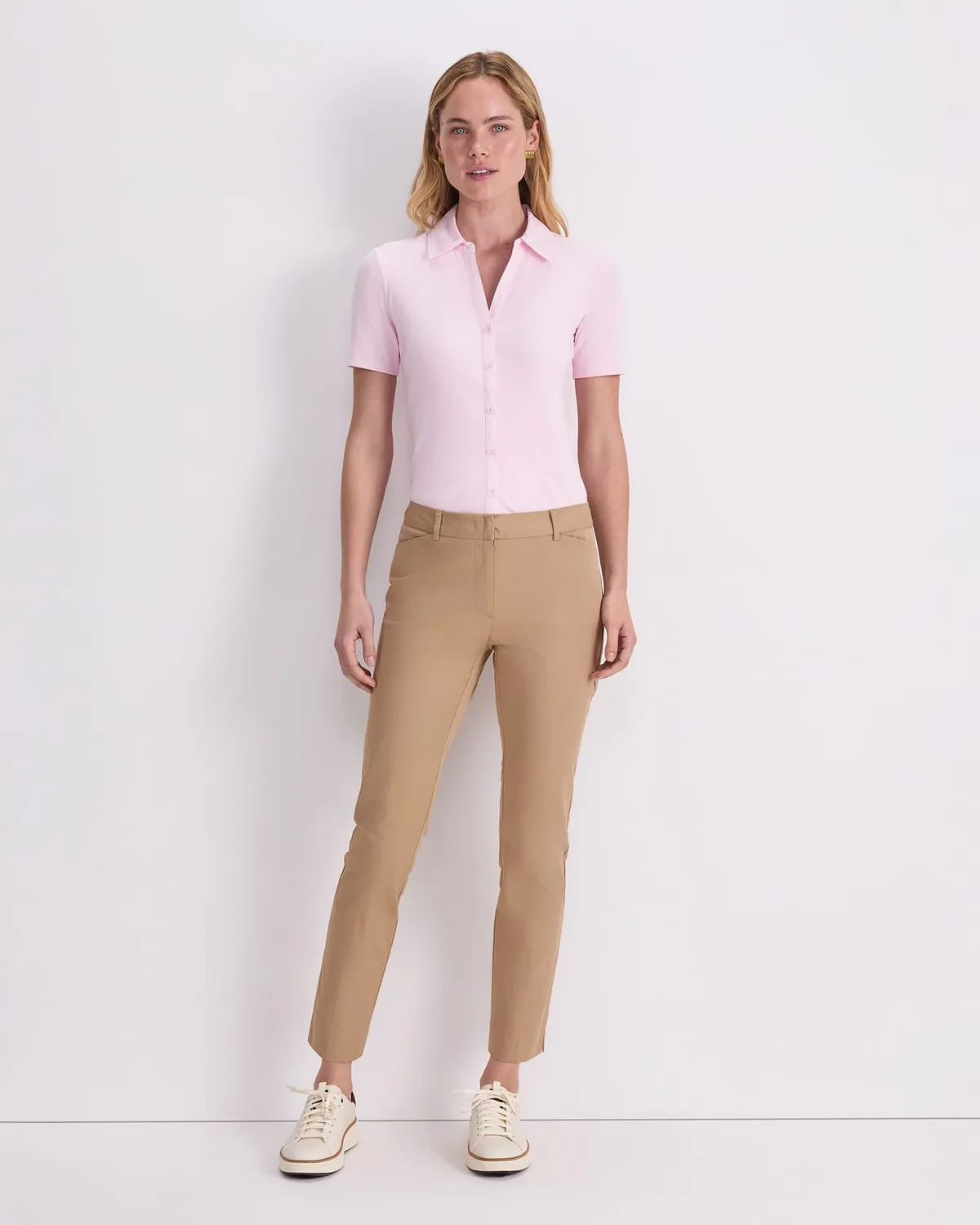 Sportscraft Evie Straight pantalon capri coton stretch femme