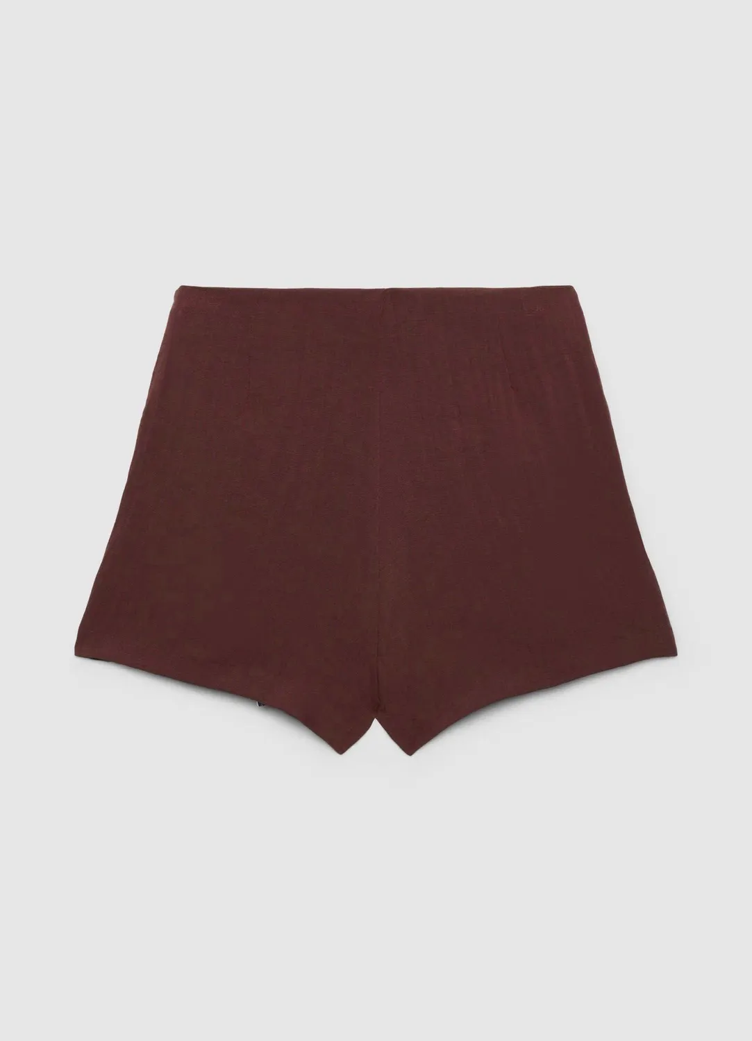 Calliope jupe-short boucle zip latéral femme