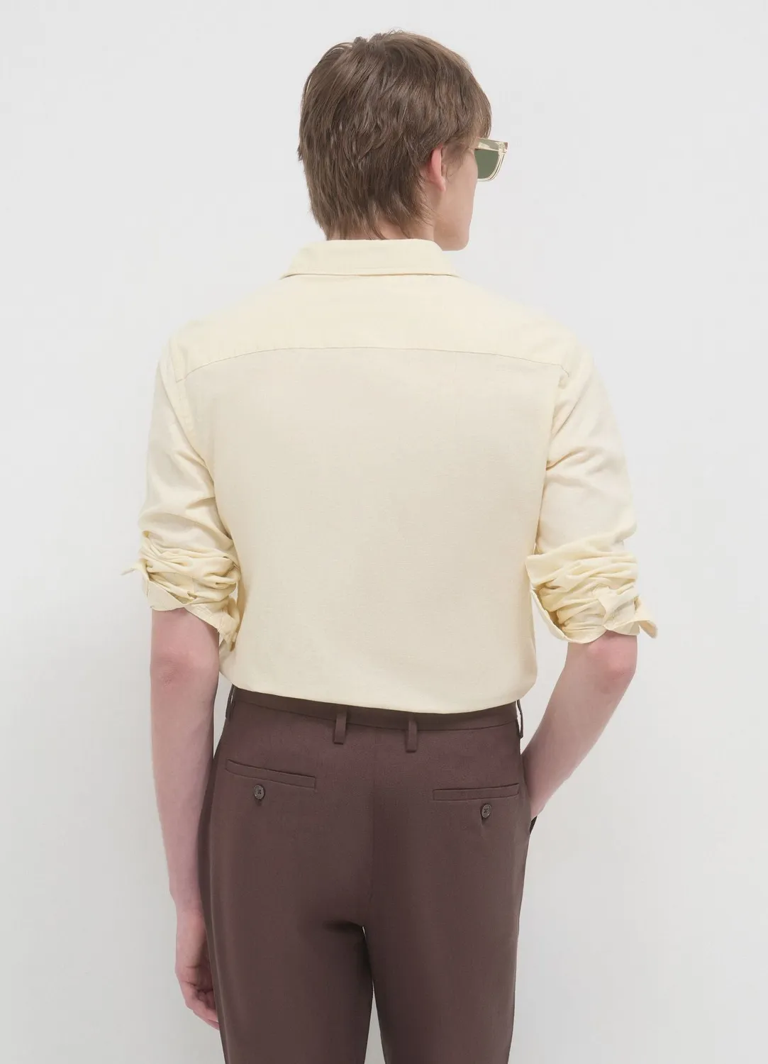 Calliope chemise lin homme manches longues