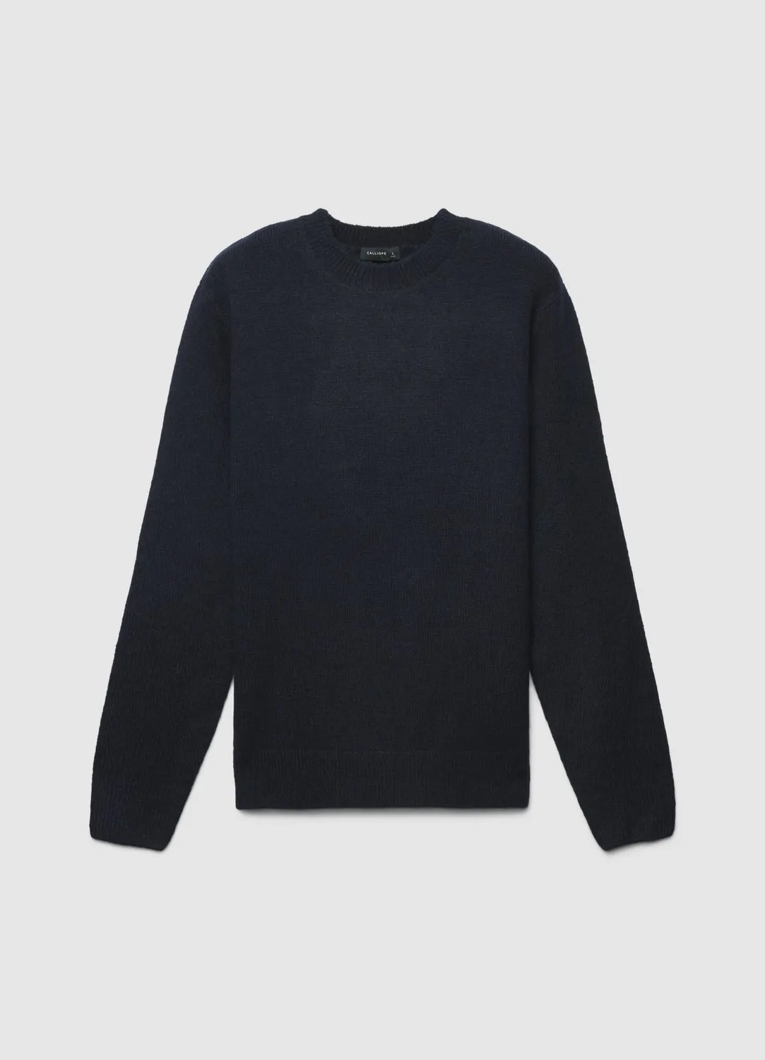Calliope pull col rond uni homme coupe regular