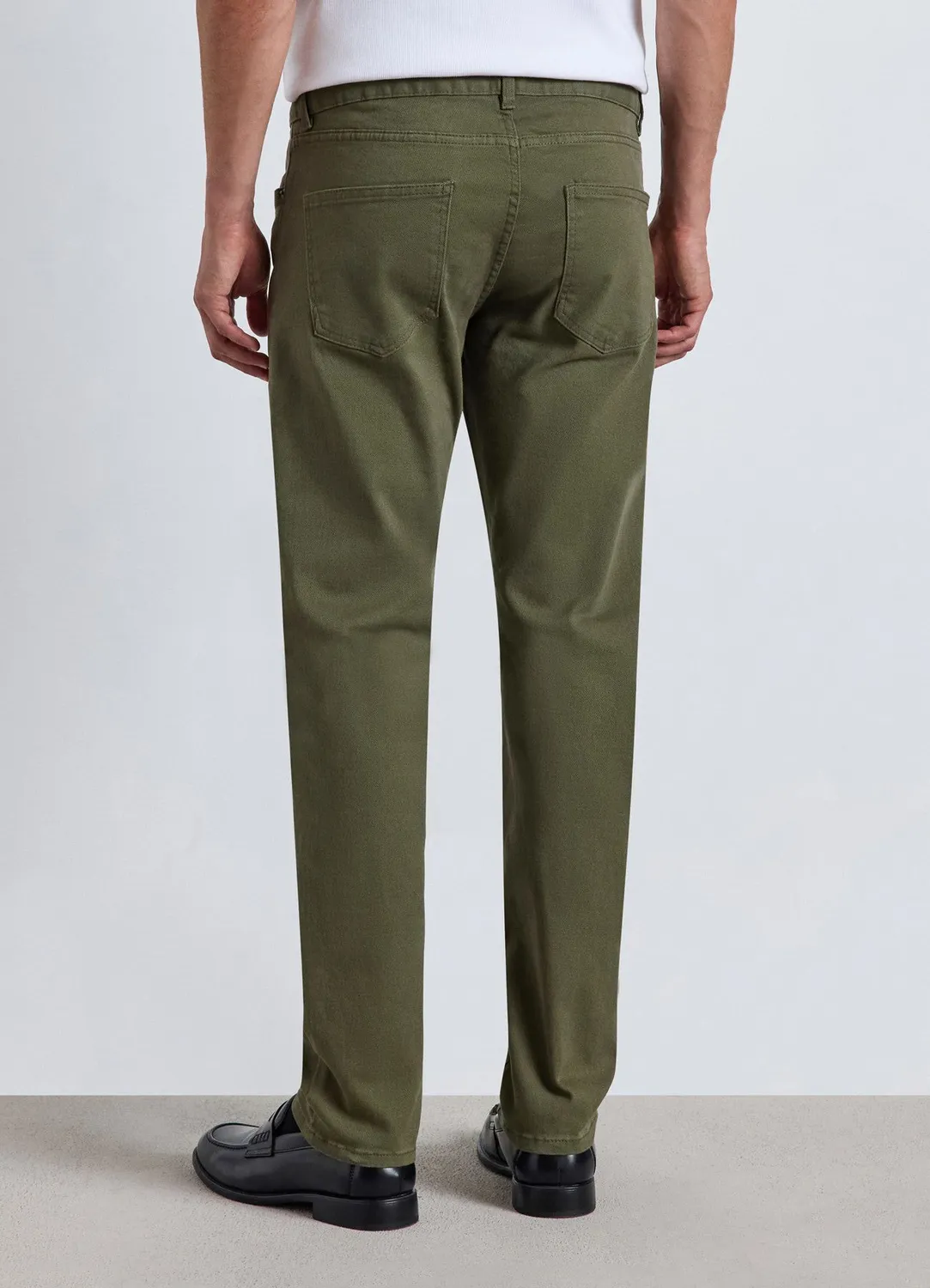 Calliope 5 poches drill pantalon homme uni