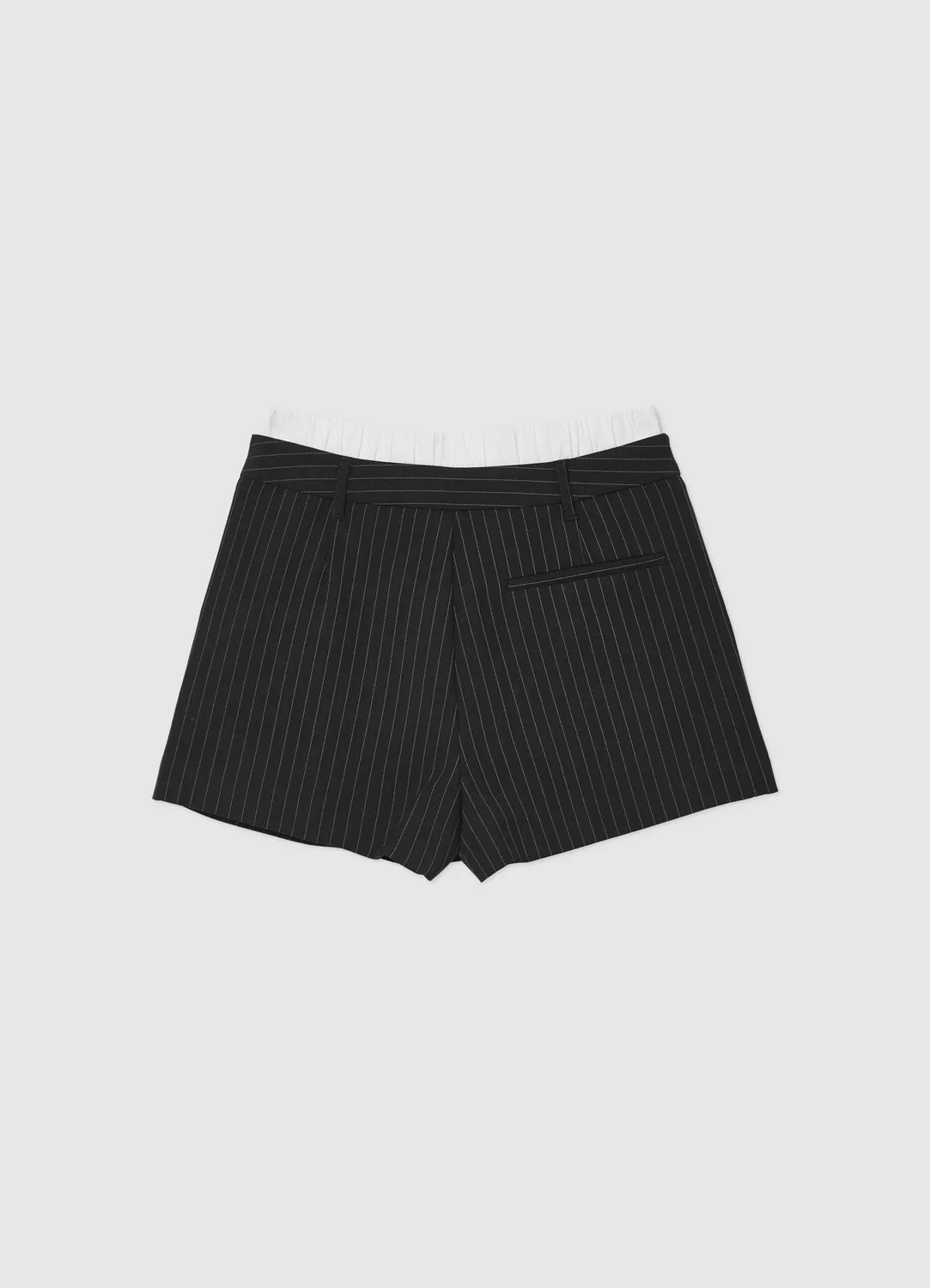 Calliope short femme rayé ceinture large
