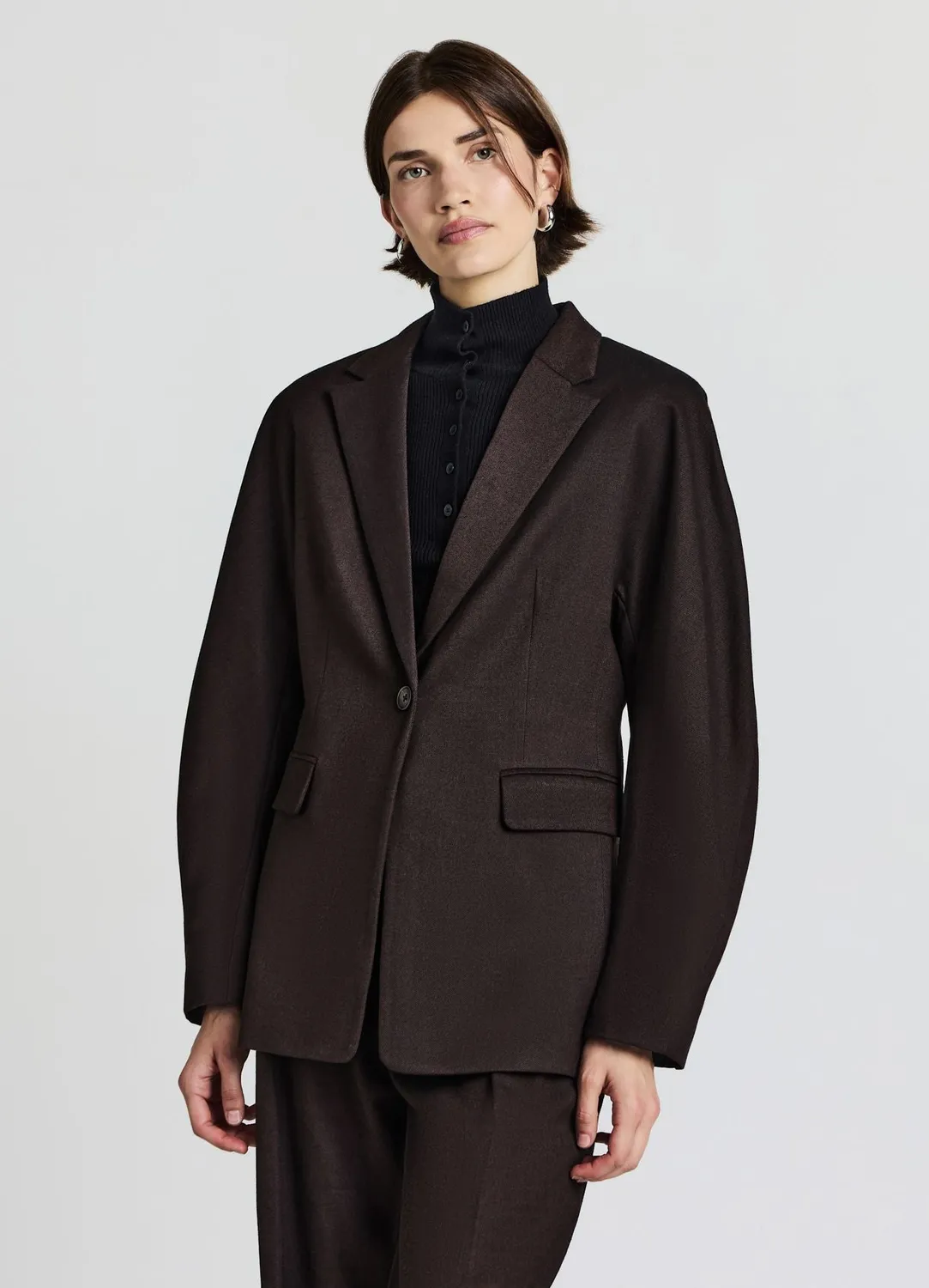 Calliope veste cintrée blazer S 1 bouton réversible