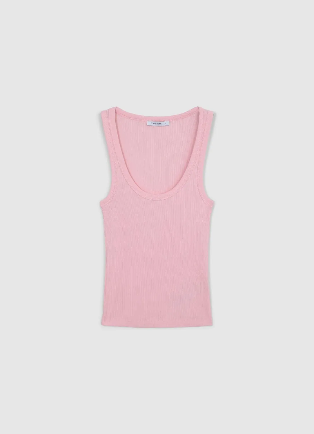 Calliope top col large femme coton côtelé