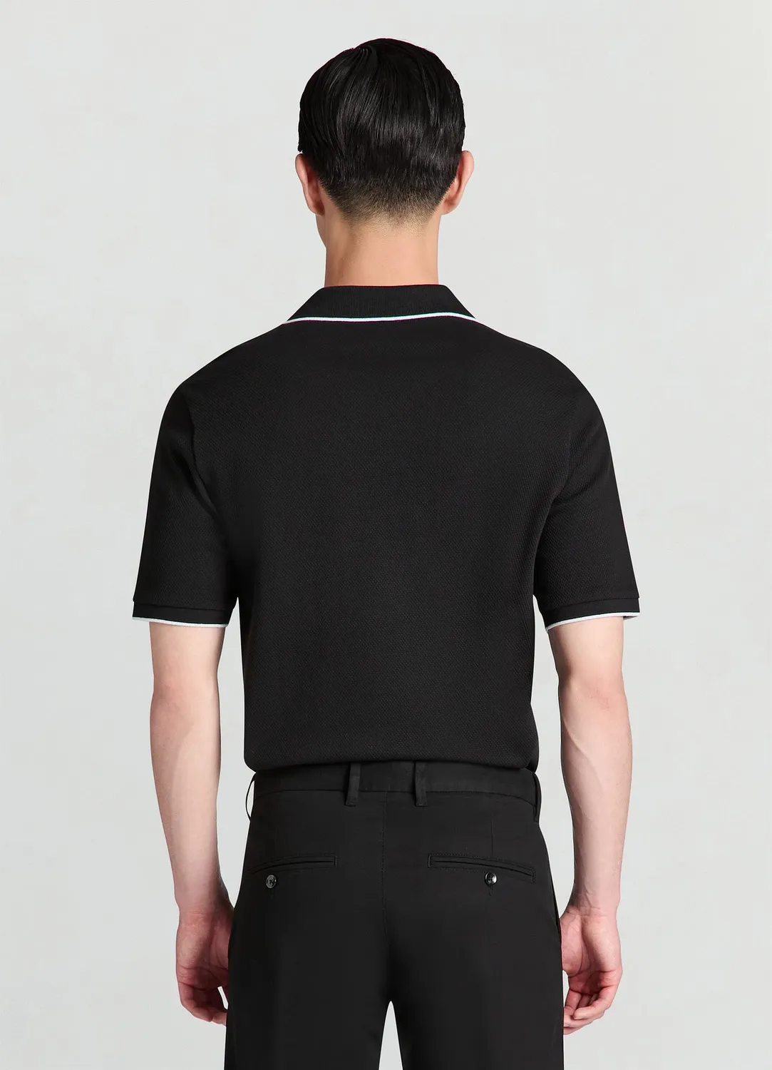 Calliope polo piqué homme sans boutons