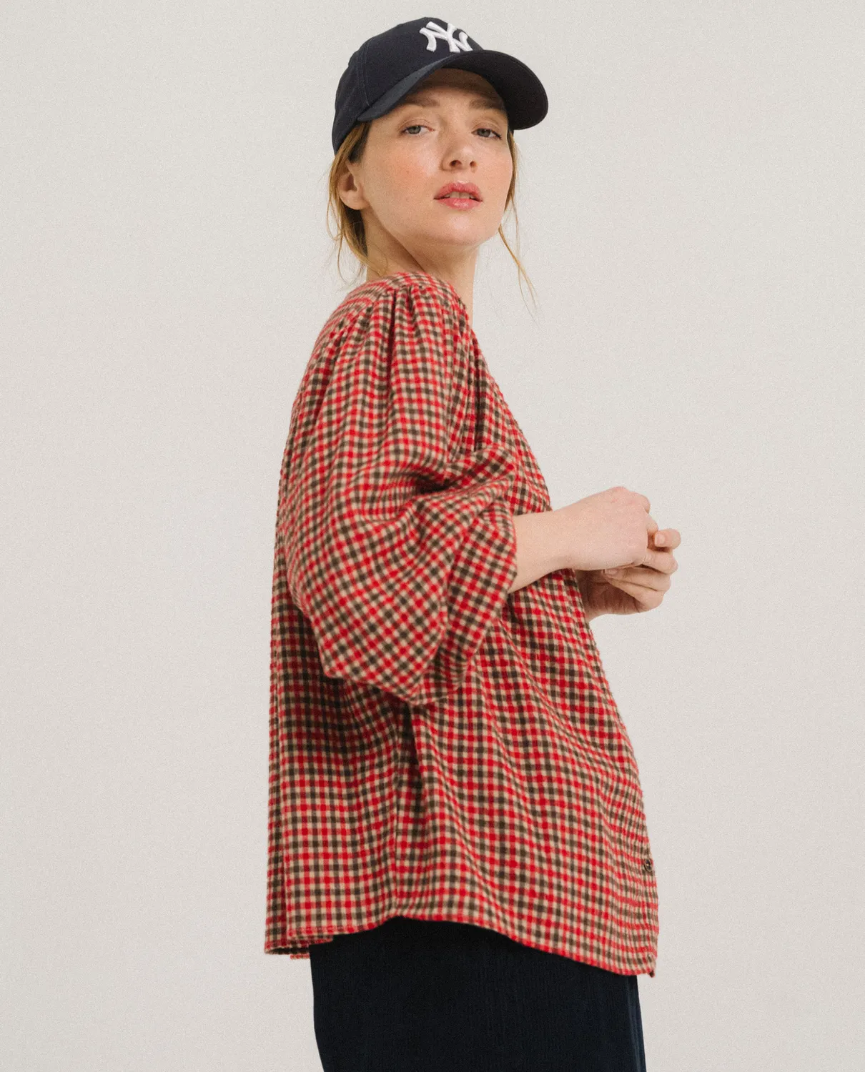 TINSELS CANDIDE blouse TORRINI flanelle carreaux