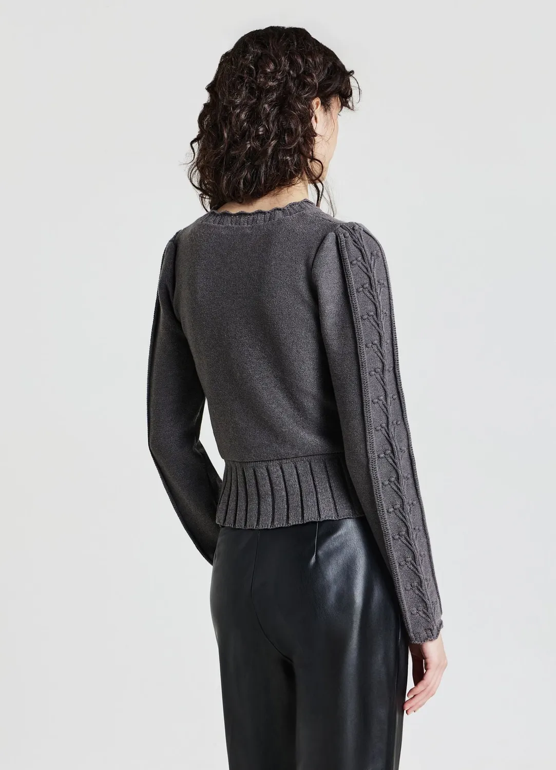 Calliope pull maille femme col rond manches longues