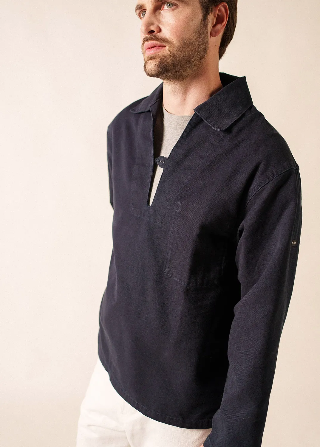 Saint James Nemo vareuse marine coton 100% homme