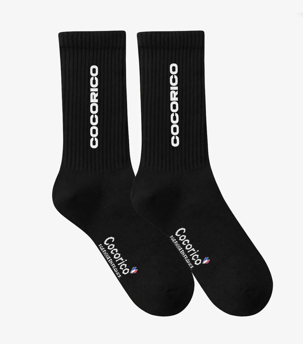 Cocorico Impact Chaussettes Sport Homme Noir