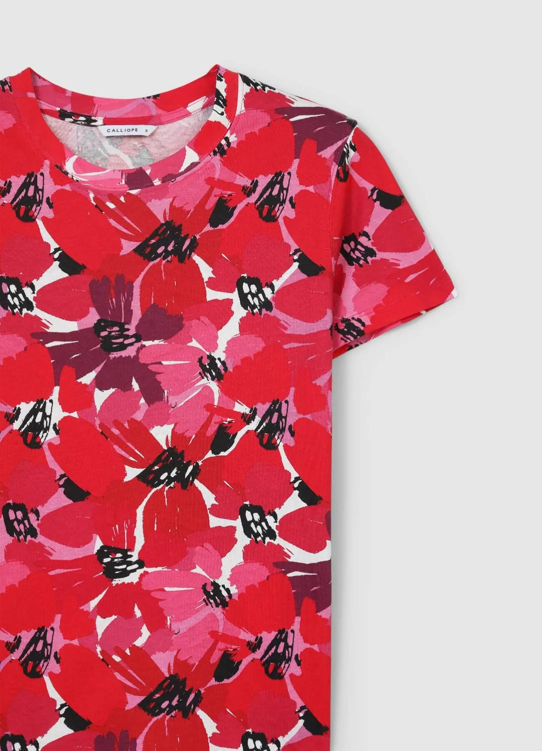 Calliope T-shirt fantasia fiori all over femme coton