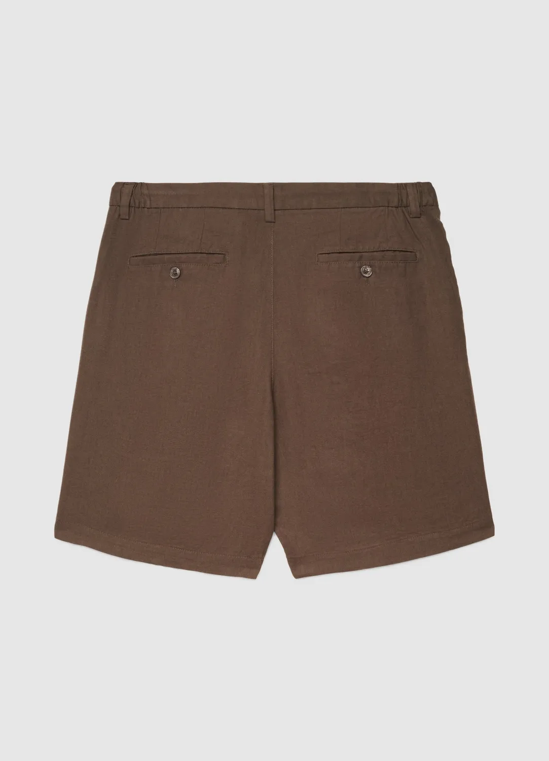 Calliope bermuda homme lin uni cordon taille 48