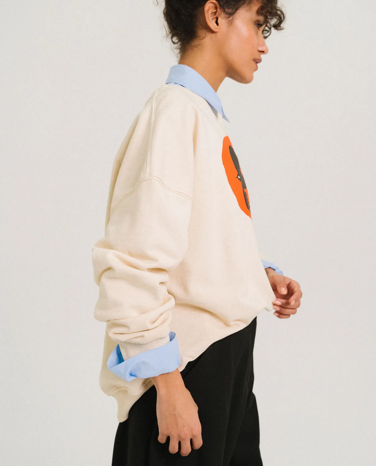 TINSELS FANFAN ANDREW sweat molleton coton loose