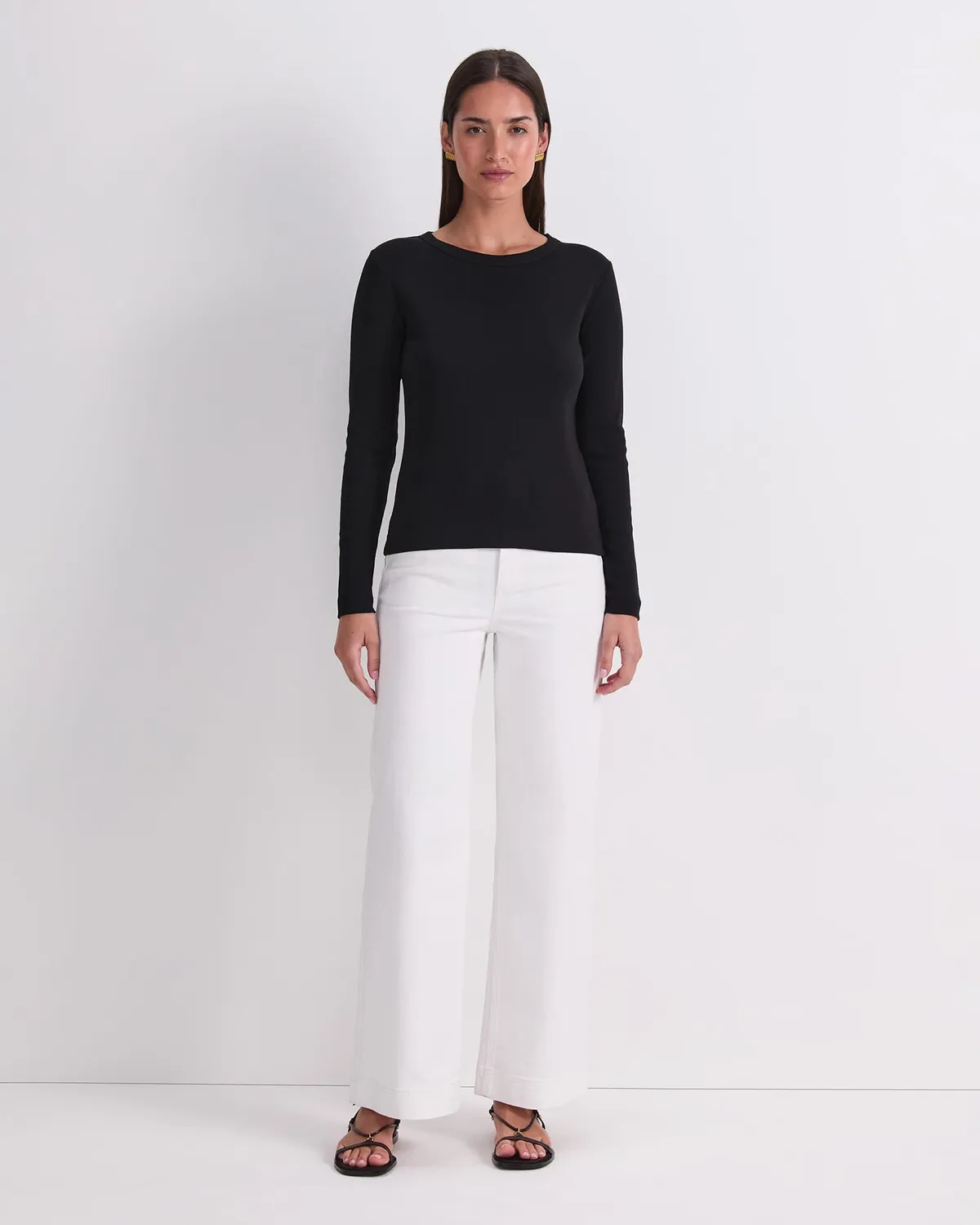 Sportscraft Heidi t-shirt manches longues col rond femme coton